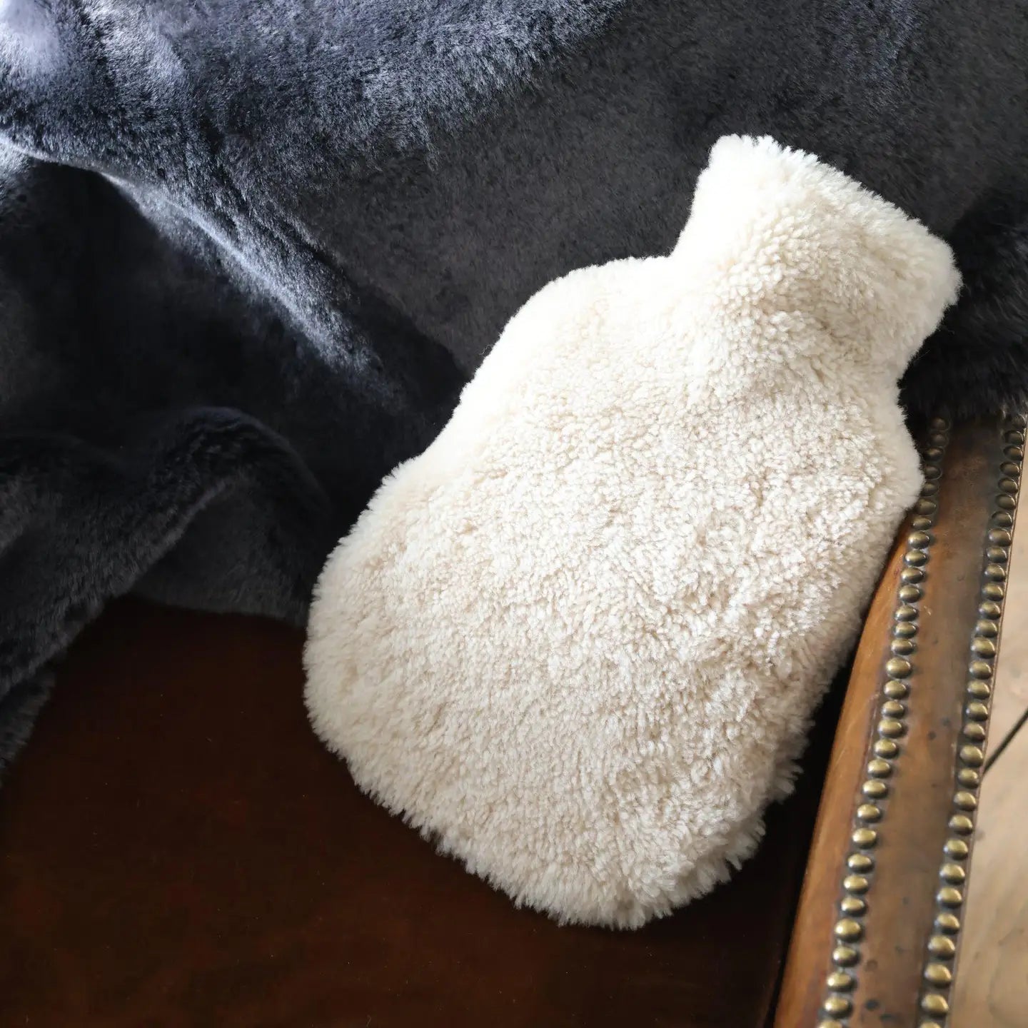 Hot Water Bottle Cover // Moonlight Cream