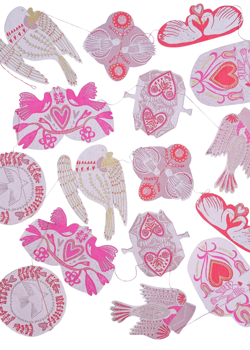 Love Bird Sewn Garland // *PRE ORDER