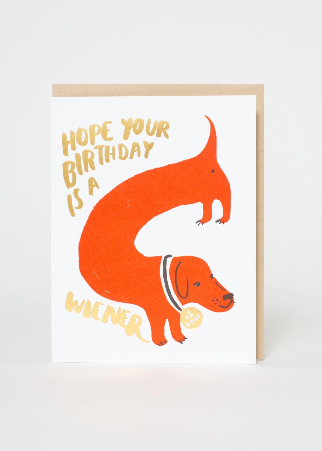 Happy Birthday to a Wiener Birthday Card