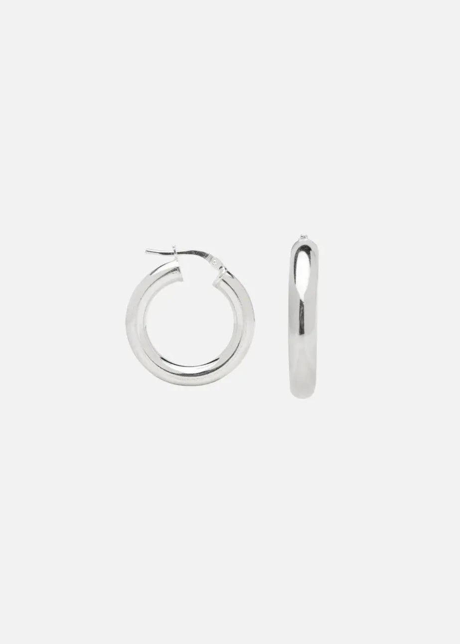 Cait Hoops // Sterling Silver