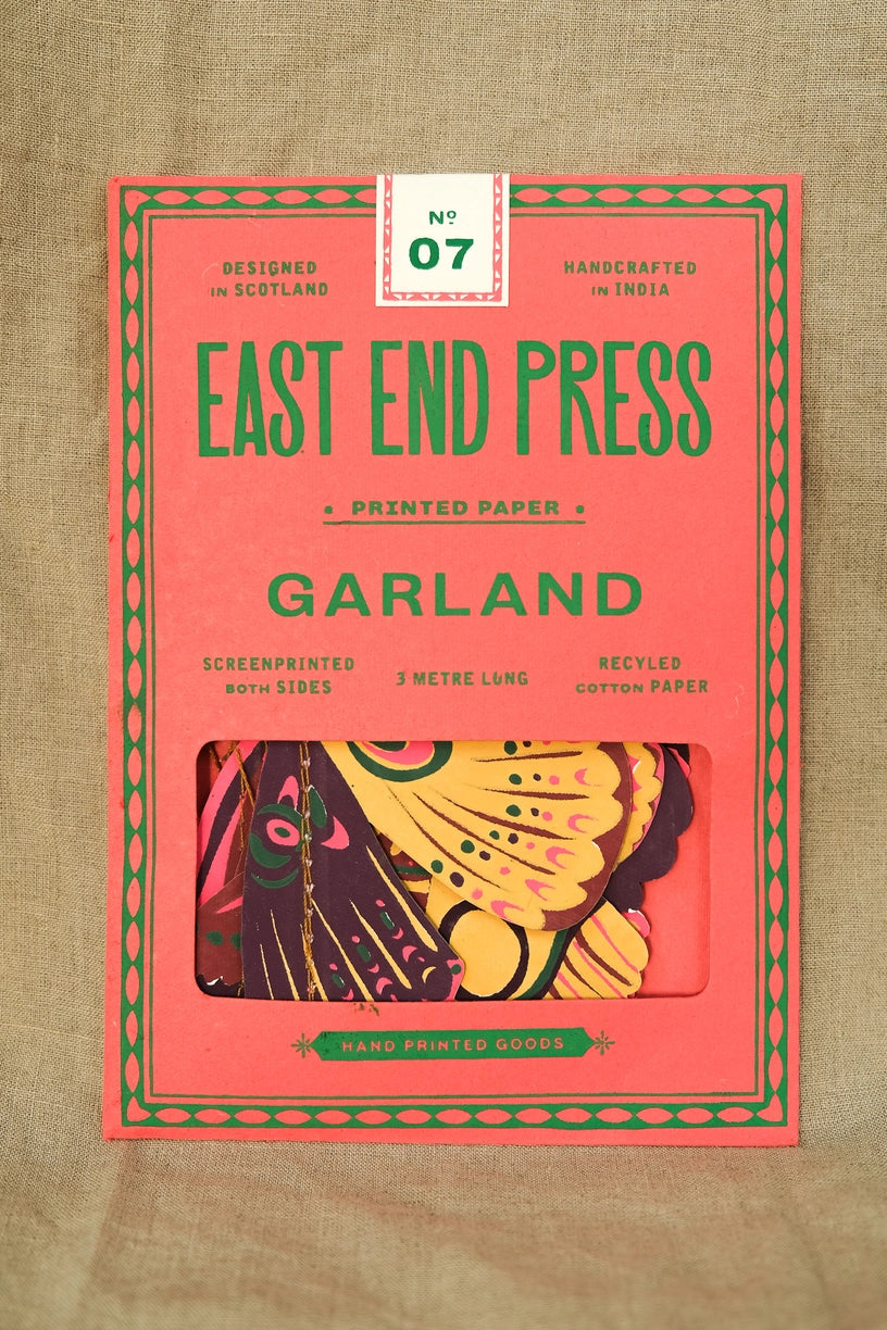 Colorful Butterflies Sewn Garland // *PRE ORDER