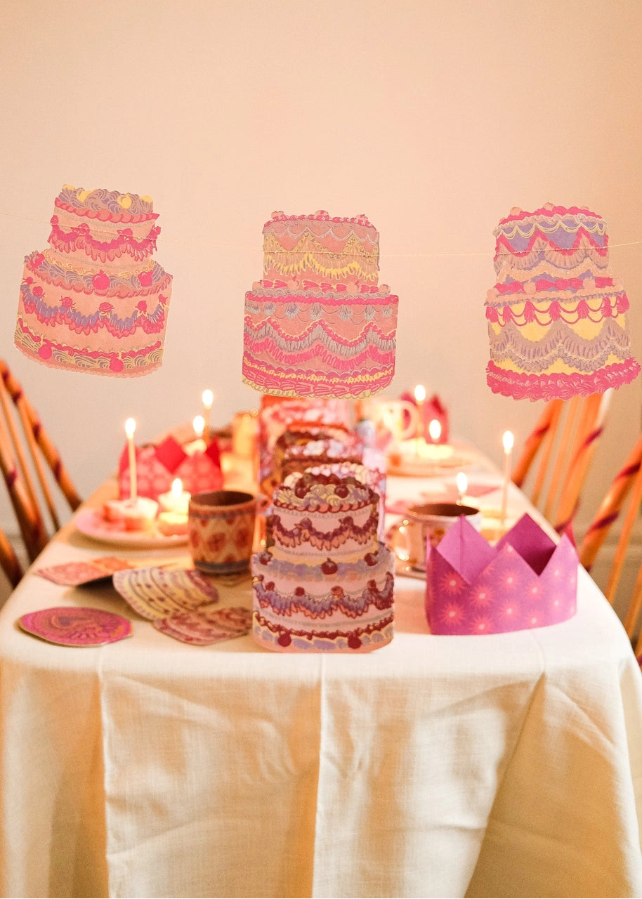 Celebration Cakes Sewn Garland