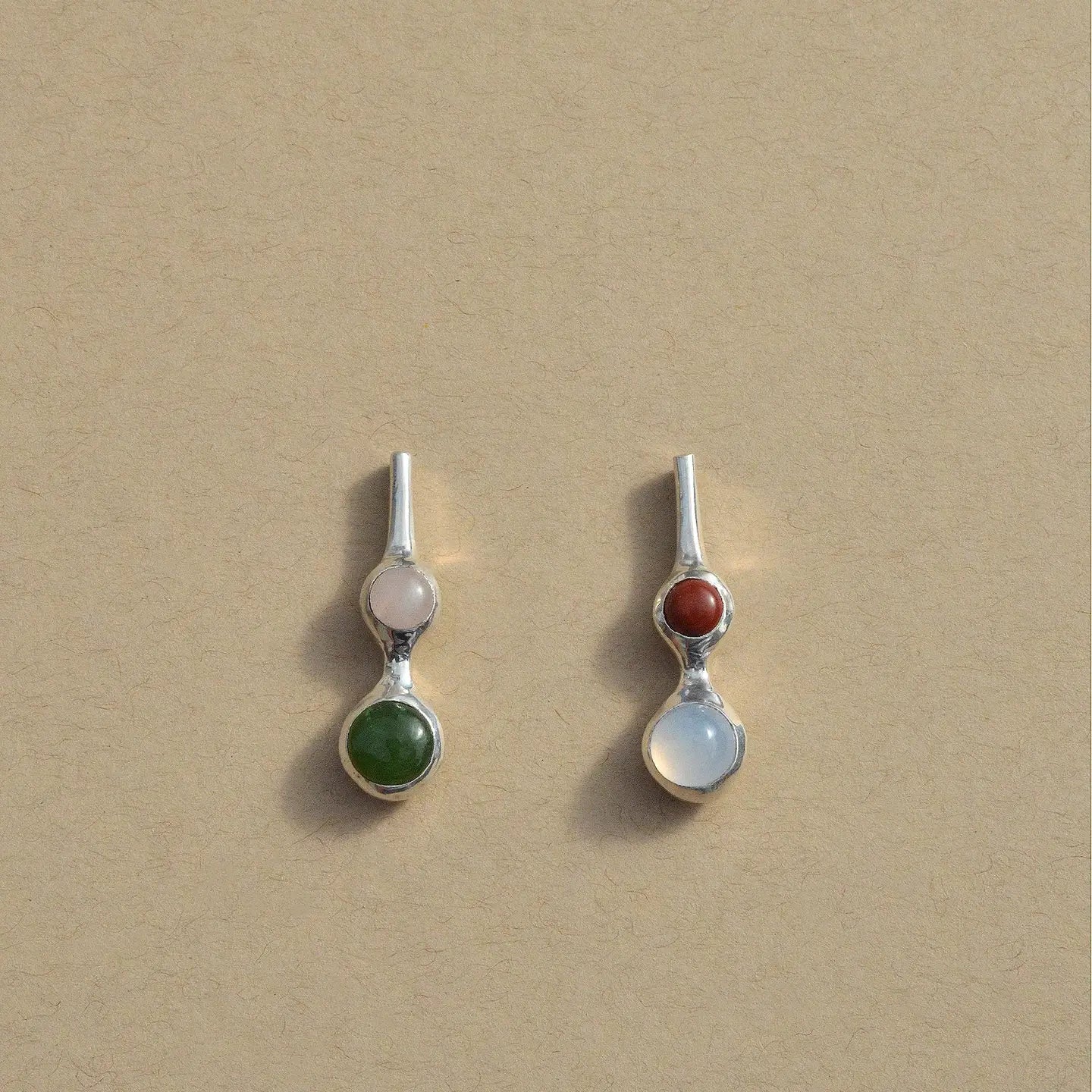 Soror Earrings with Mixed Stones // Pre-Order