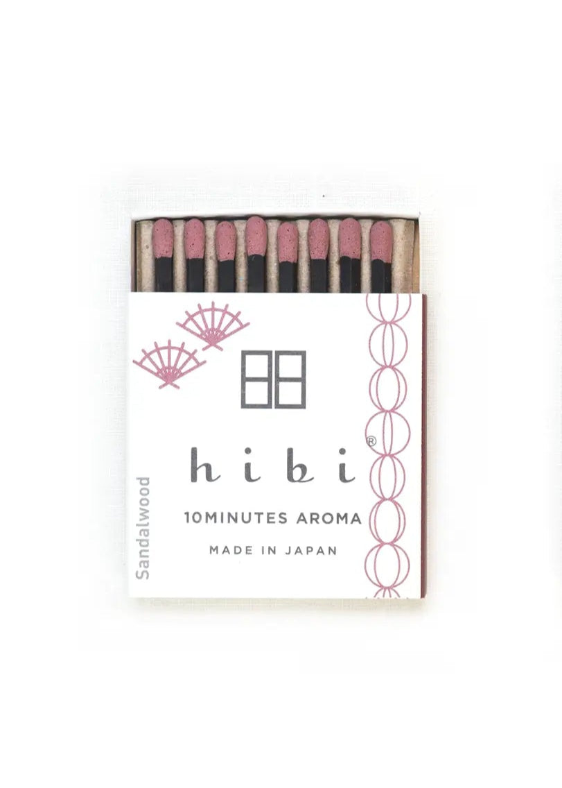 Hibi Match // Box of 8 Incense Matches // Sandalwood