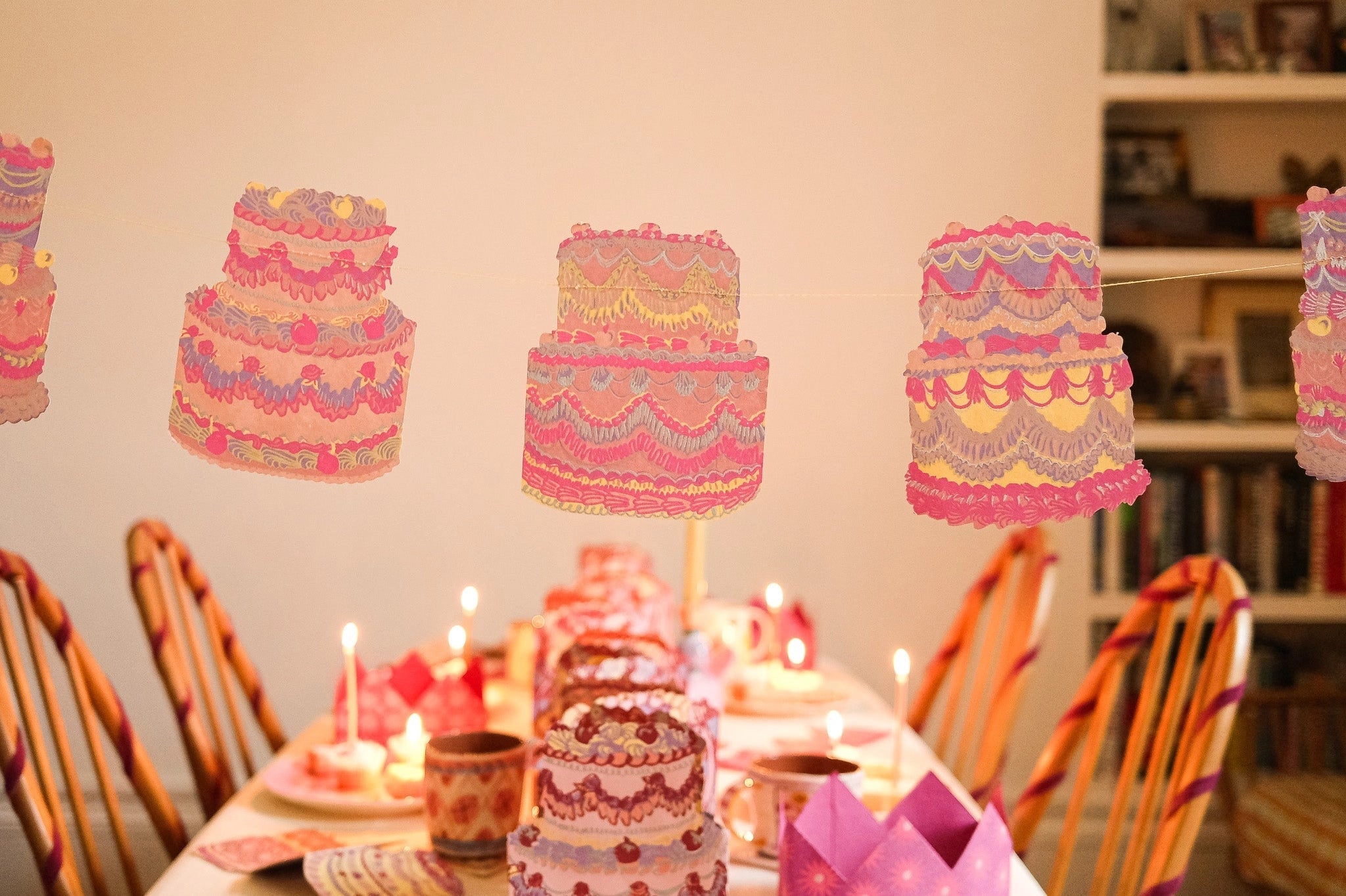 Celebration Cakes Sewn Garland