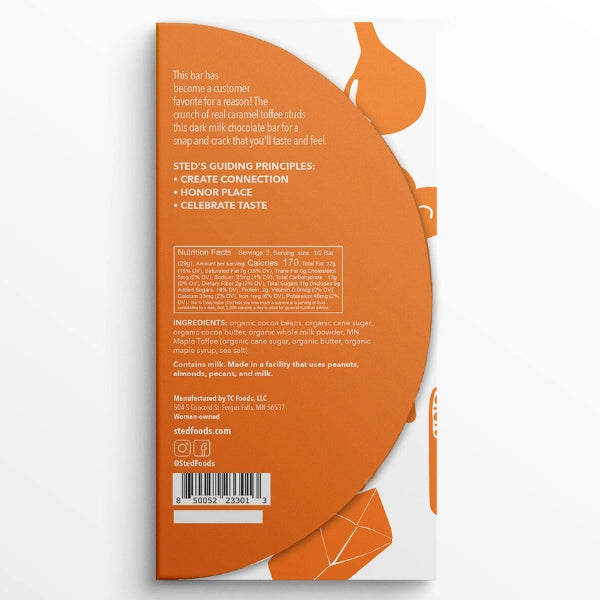 Caramel Crack // Dark Milk Chocolate Bar