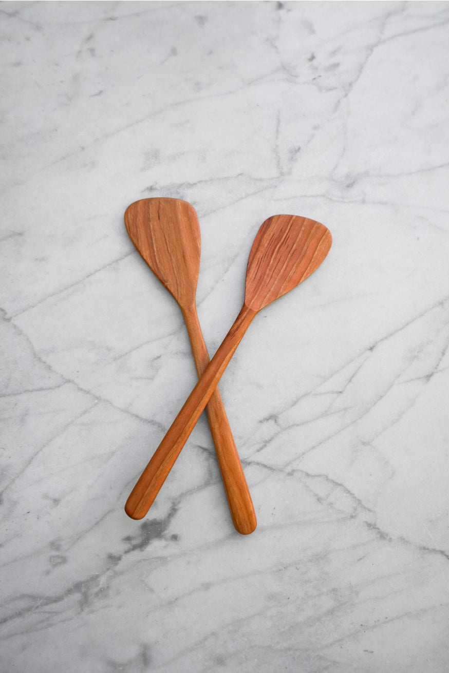 Cherry Wood Salad Set