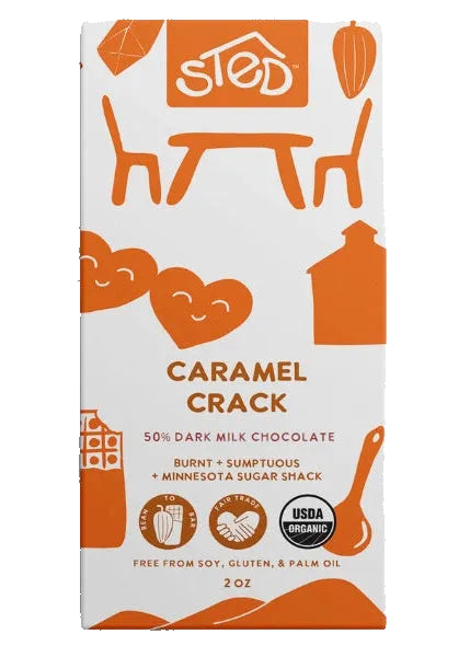 Caramel Crack // Dark Milk Chocolate Bar