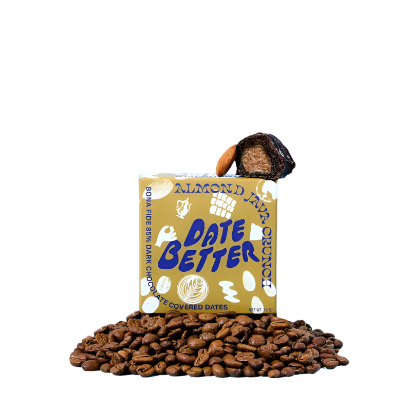 Almond Java Crunch // Chocolate Covered Dates