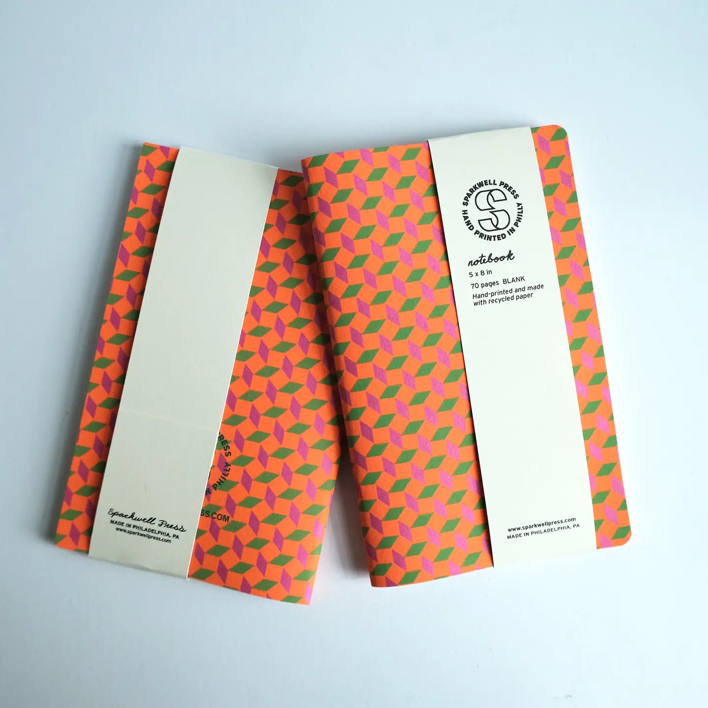 Large Notebook Box Pattern //  Pink