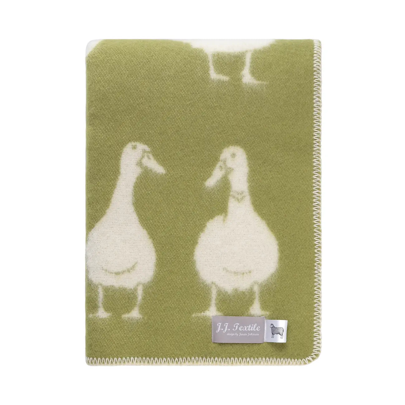 Duck // Wool Cotton Blanket // Green