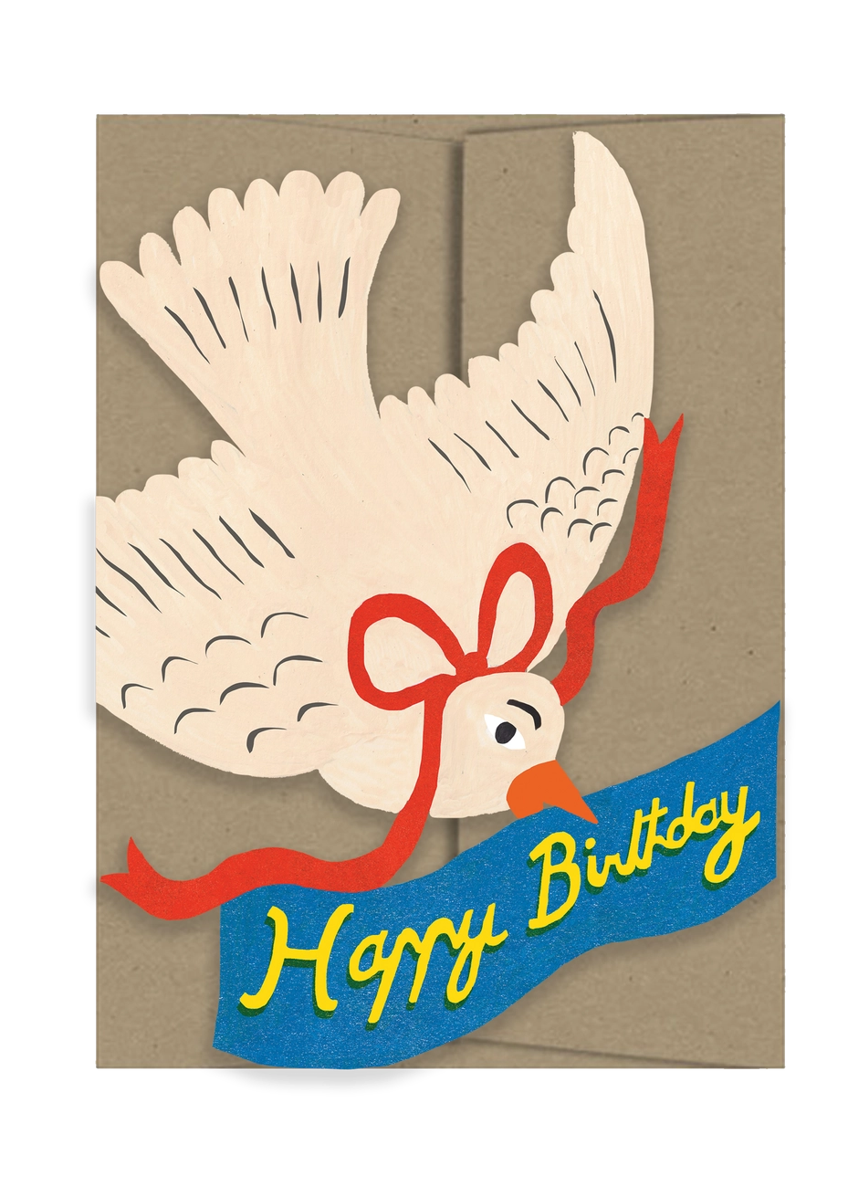 Happy Birthday Bird Card