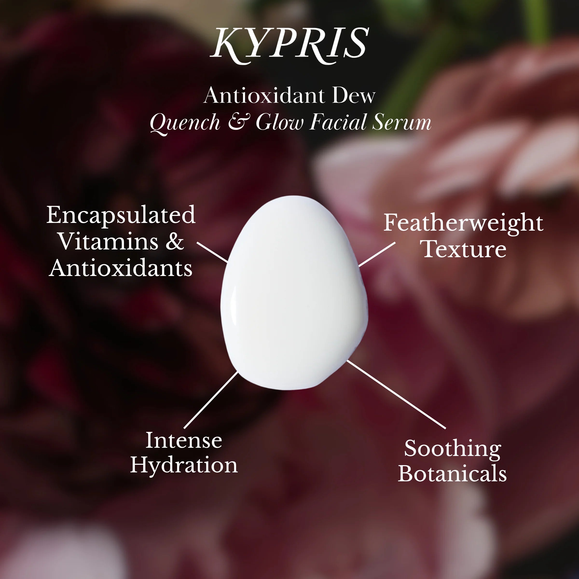 Kypris Antioxidant Dew – Quench & Glow Facial Serum