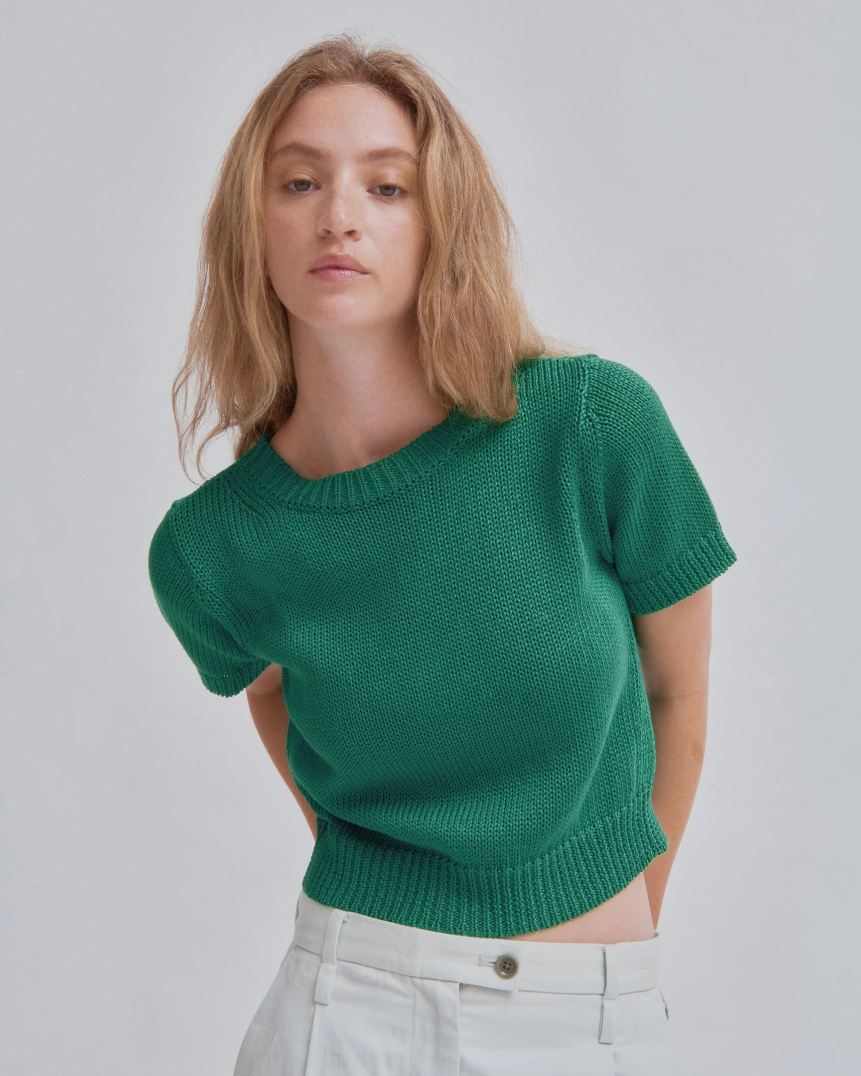 Cardigan Pullover // Green