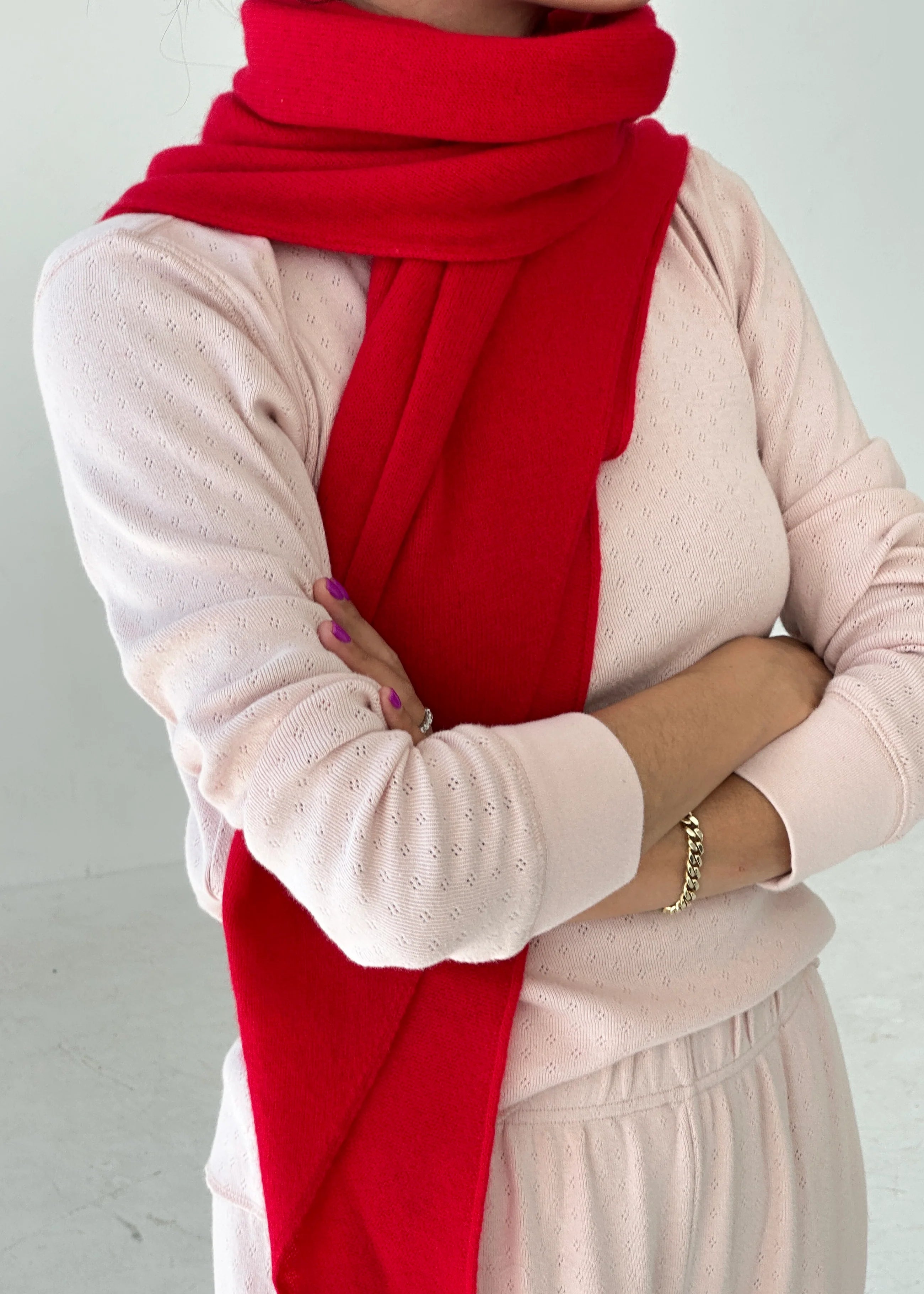 Cashmere Shawl // Red