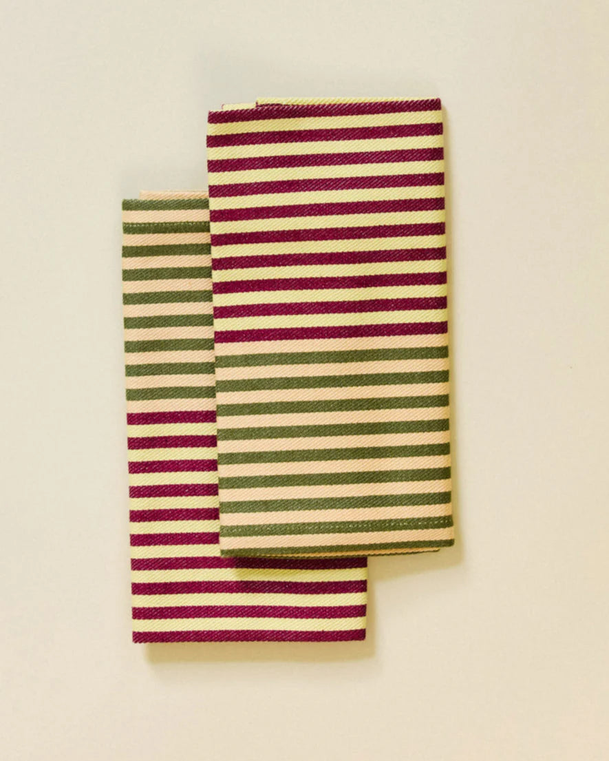 Dusen Dusen Duo Stripe Napkins - Thumbnail 2