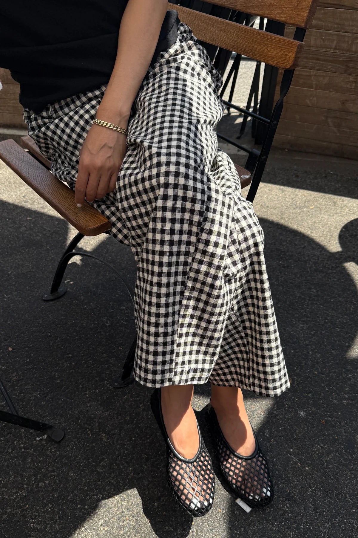 Arc Pants // Black Gingham