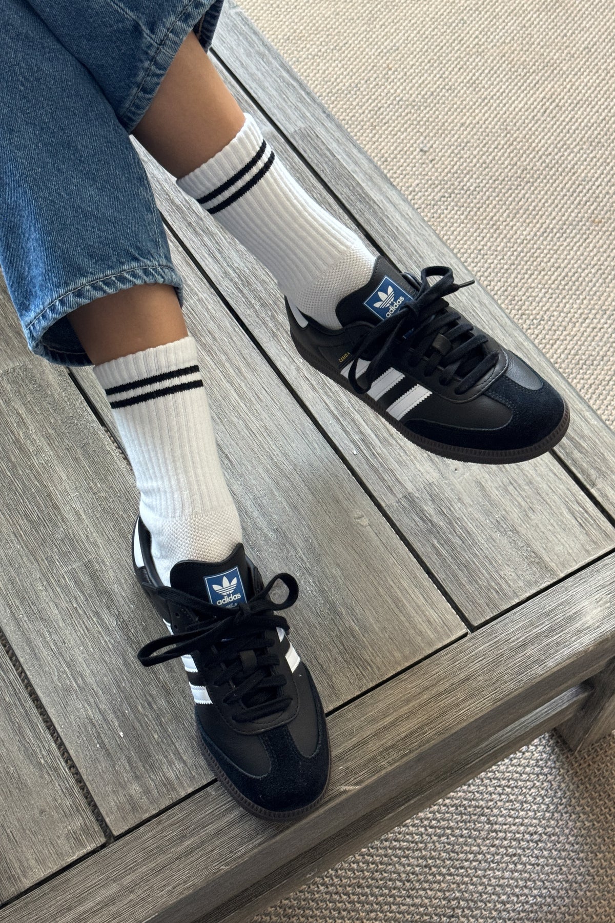 Boyfriend Socks // Classic White