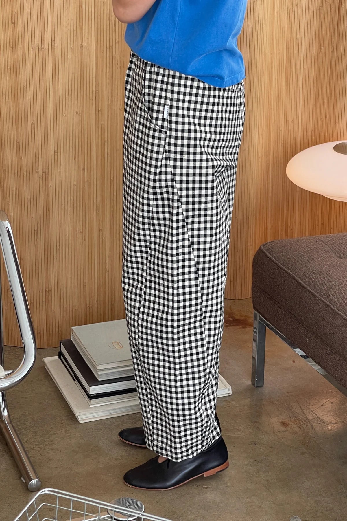 Arc Pants // Black Gingham