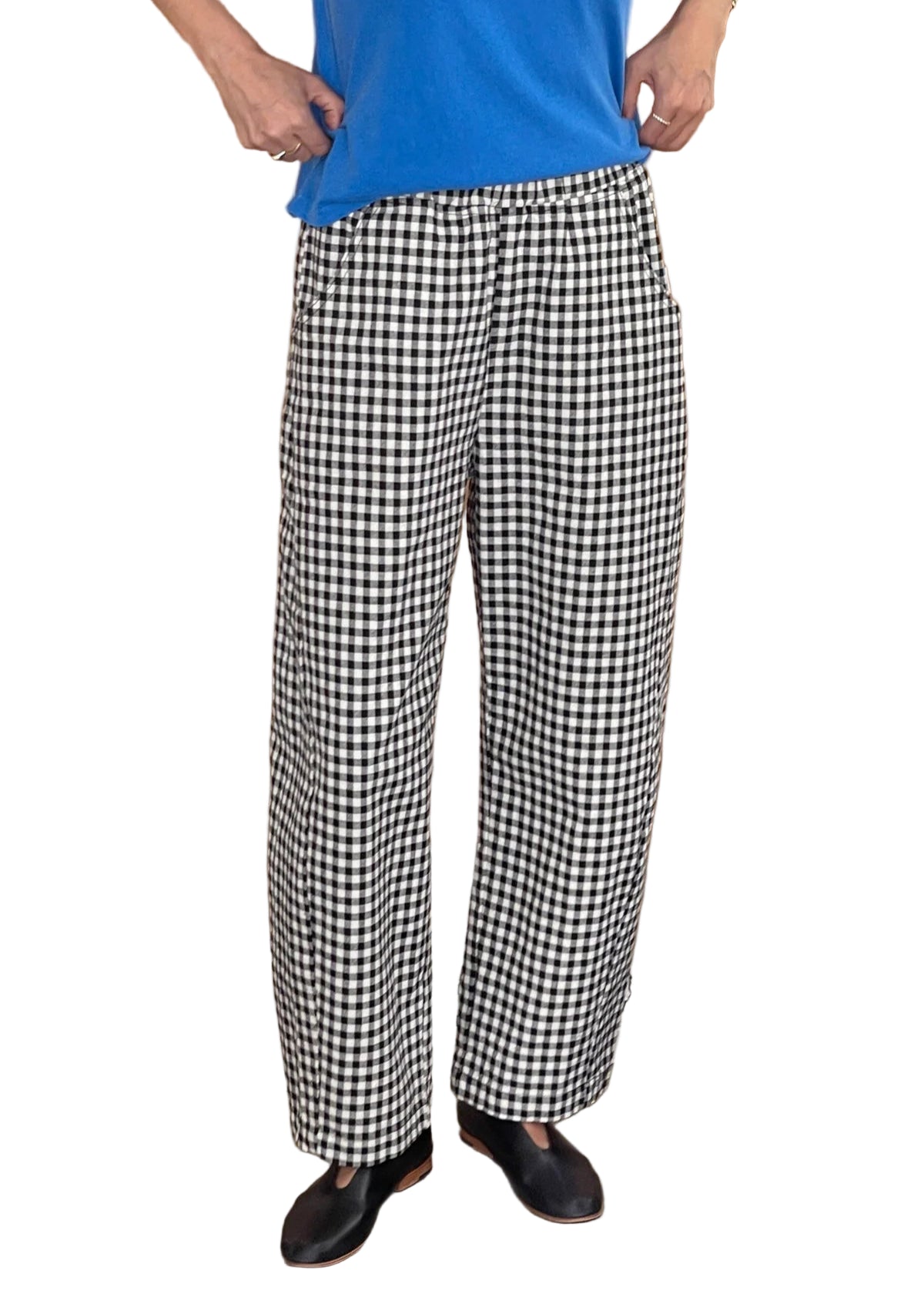 Arc Pants // Black Gingham
