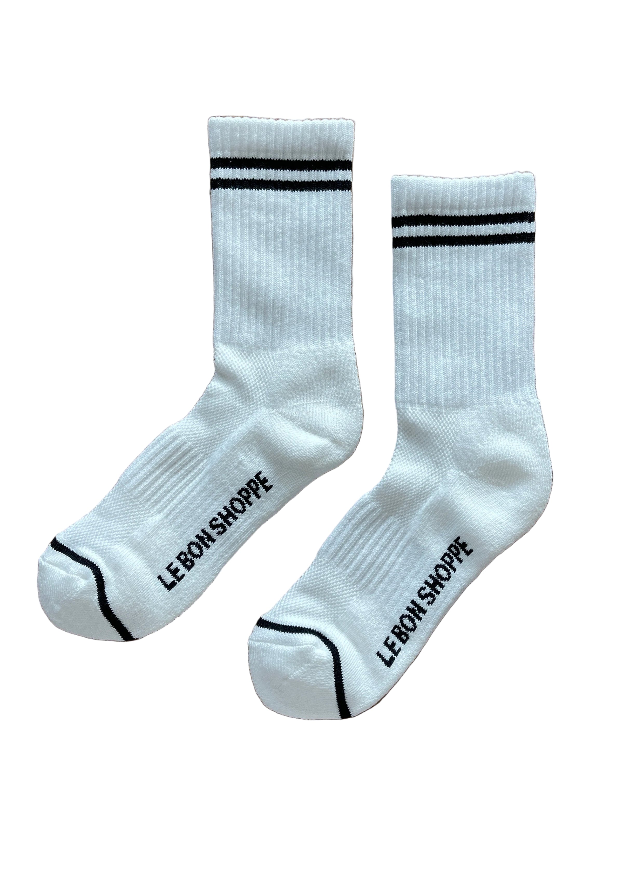 Boyfriend Socks // Classic White
