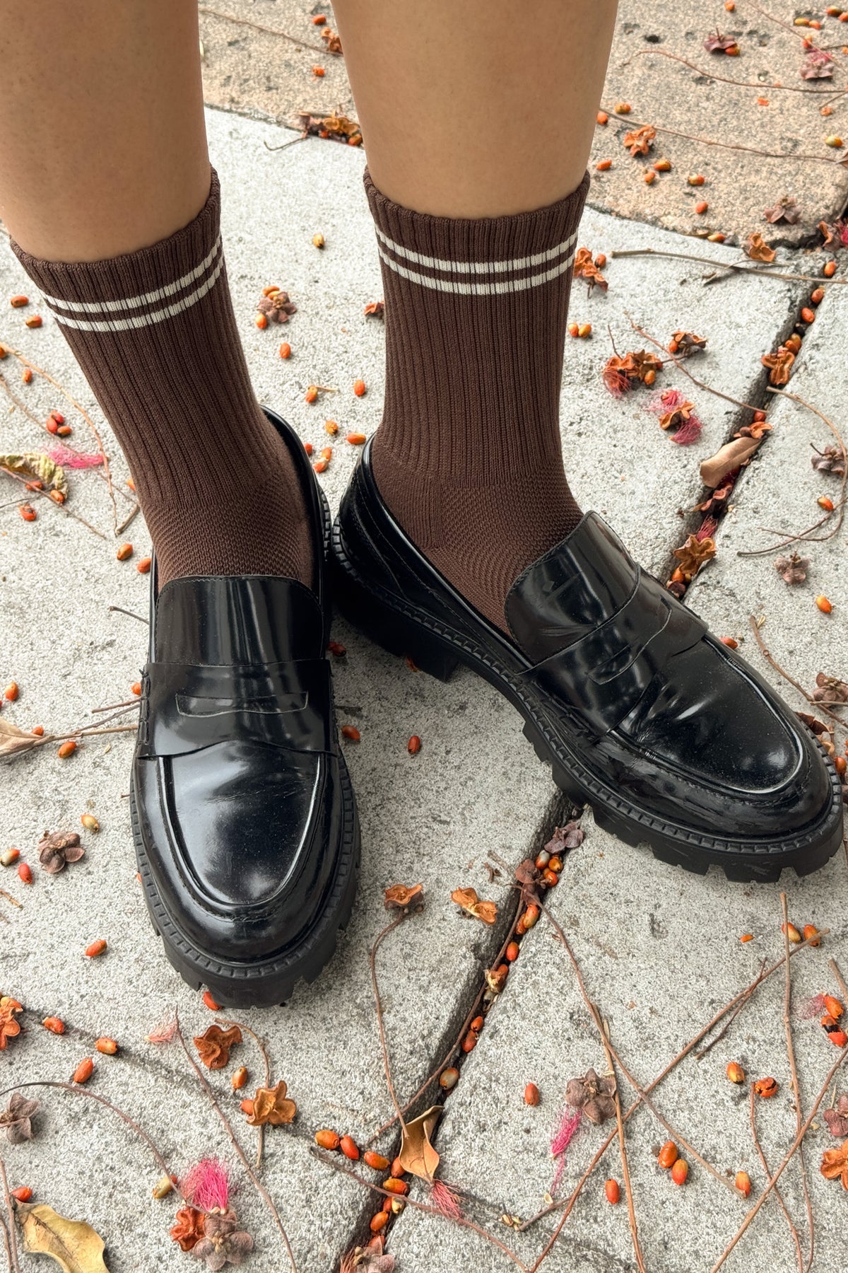 Boyfriend Socks // Wood