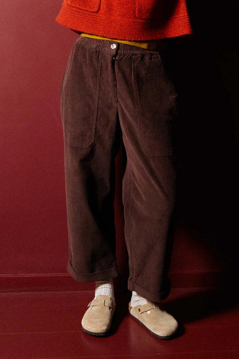 Bucket Crop Trouser // Umber