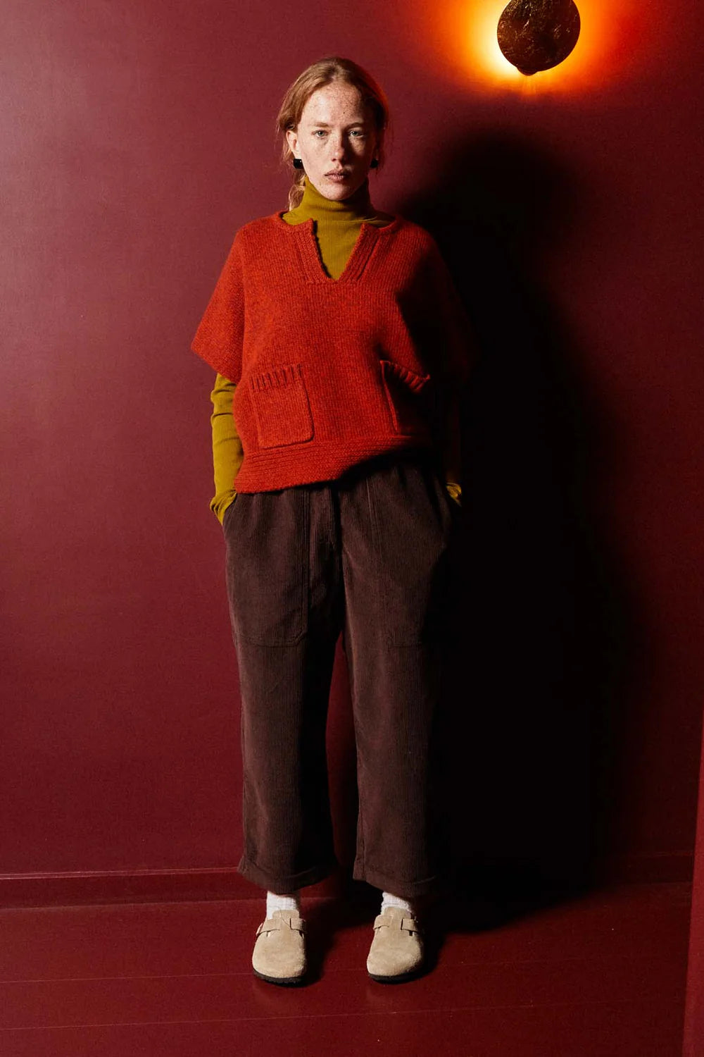 Bucket Crop Trouser // Umber