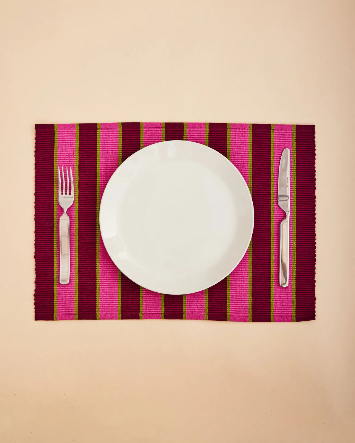 Herb Stripe Placemats // Set of 4 // In-Store Pick Up Only