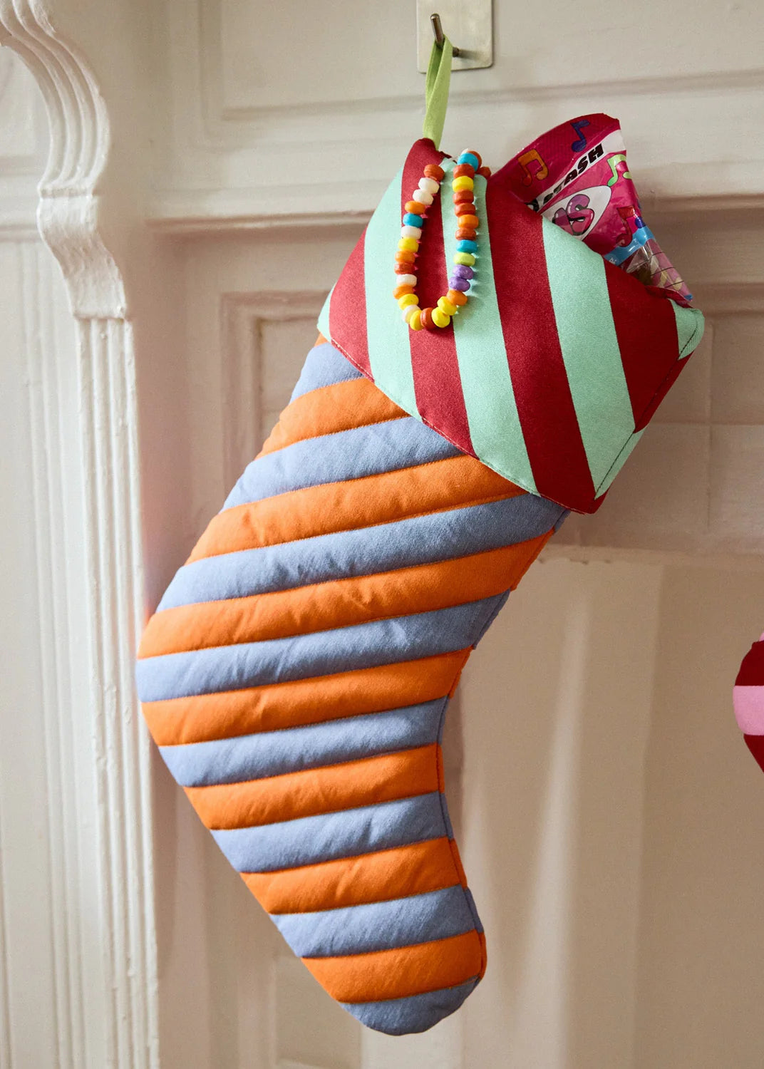 Striped Stocking // Pumpernickel