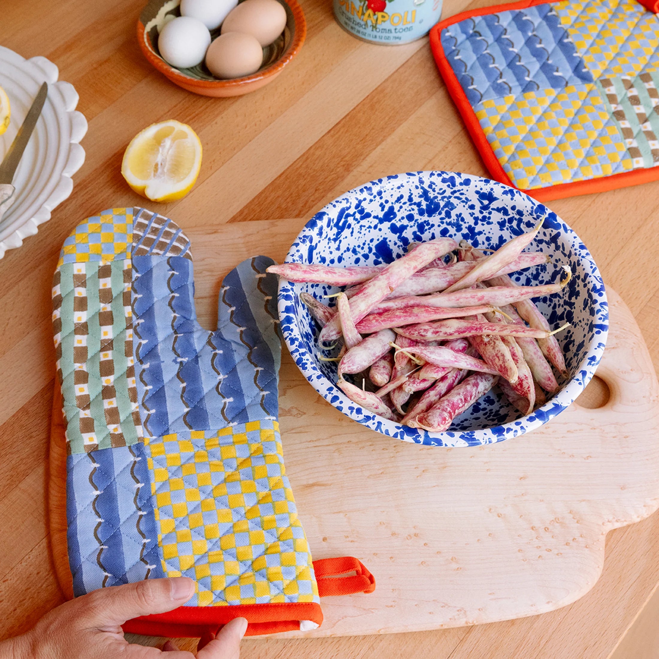 Patchwork Oven Mit // Limited Edition Collab with Samin Nosrat