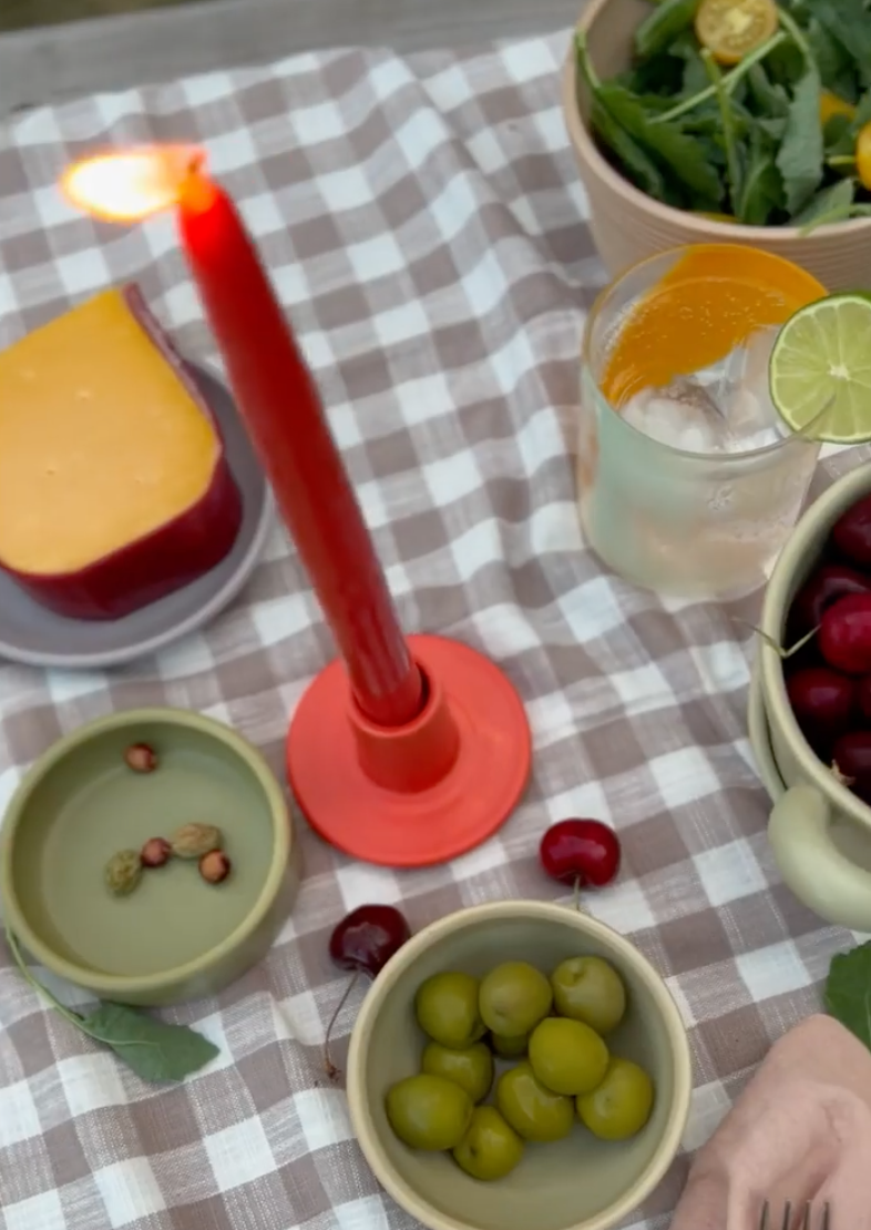 Handmade Ceramic Candlestick