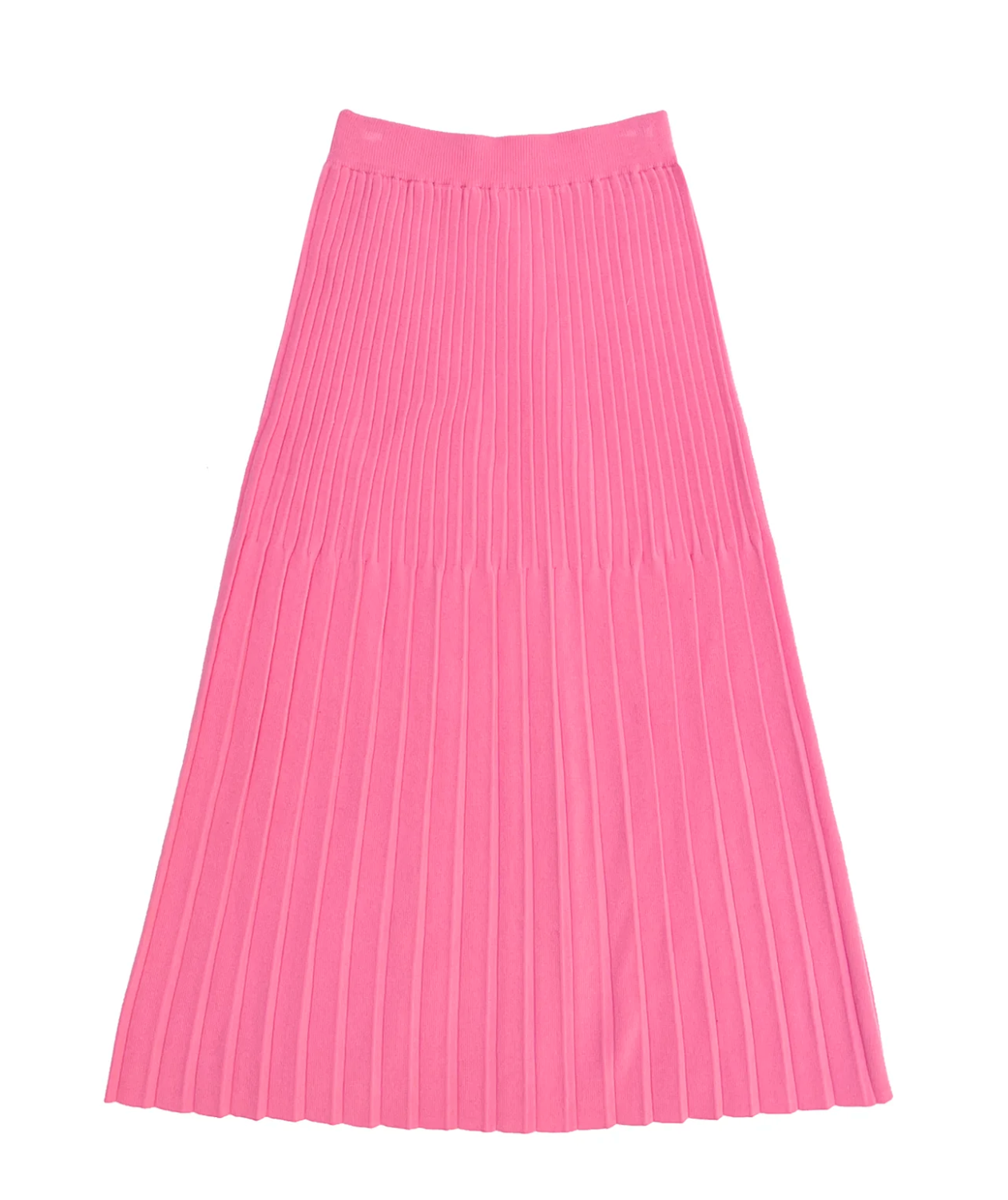 Knit Pleated Skirt // Bubblegum