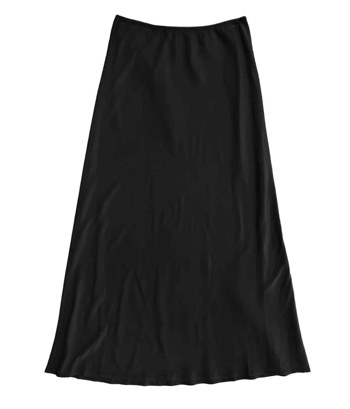 Slim Midi Skirt // Black