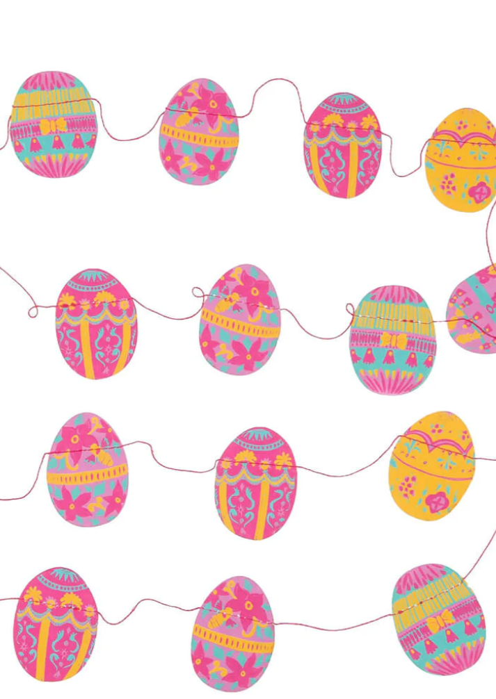 Decorated Egg Garland