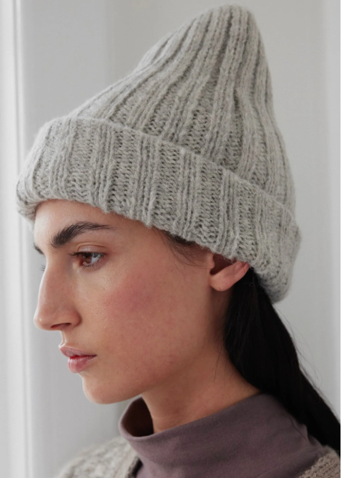 Rib Hat // Heather