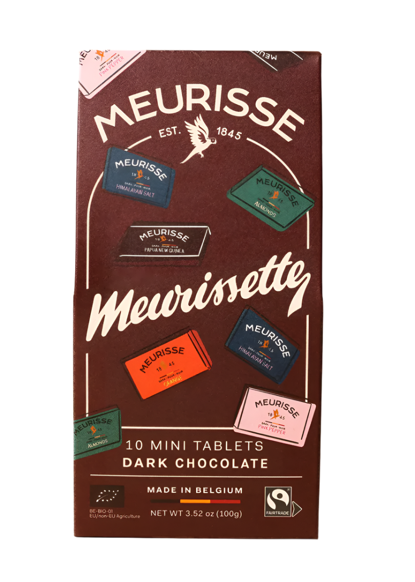 Meurissette Chocolate Bars // Dark Chocolate // 10 Mini Tablets