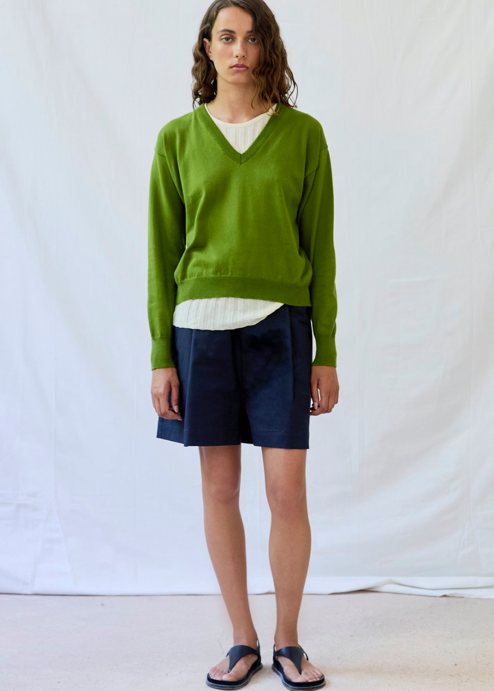 Summer Sweater // Moss Green