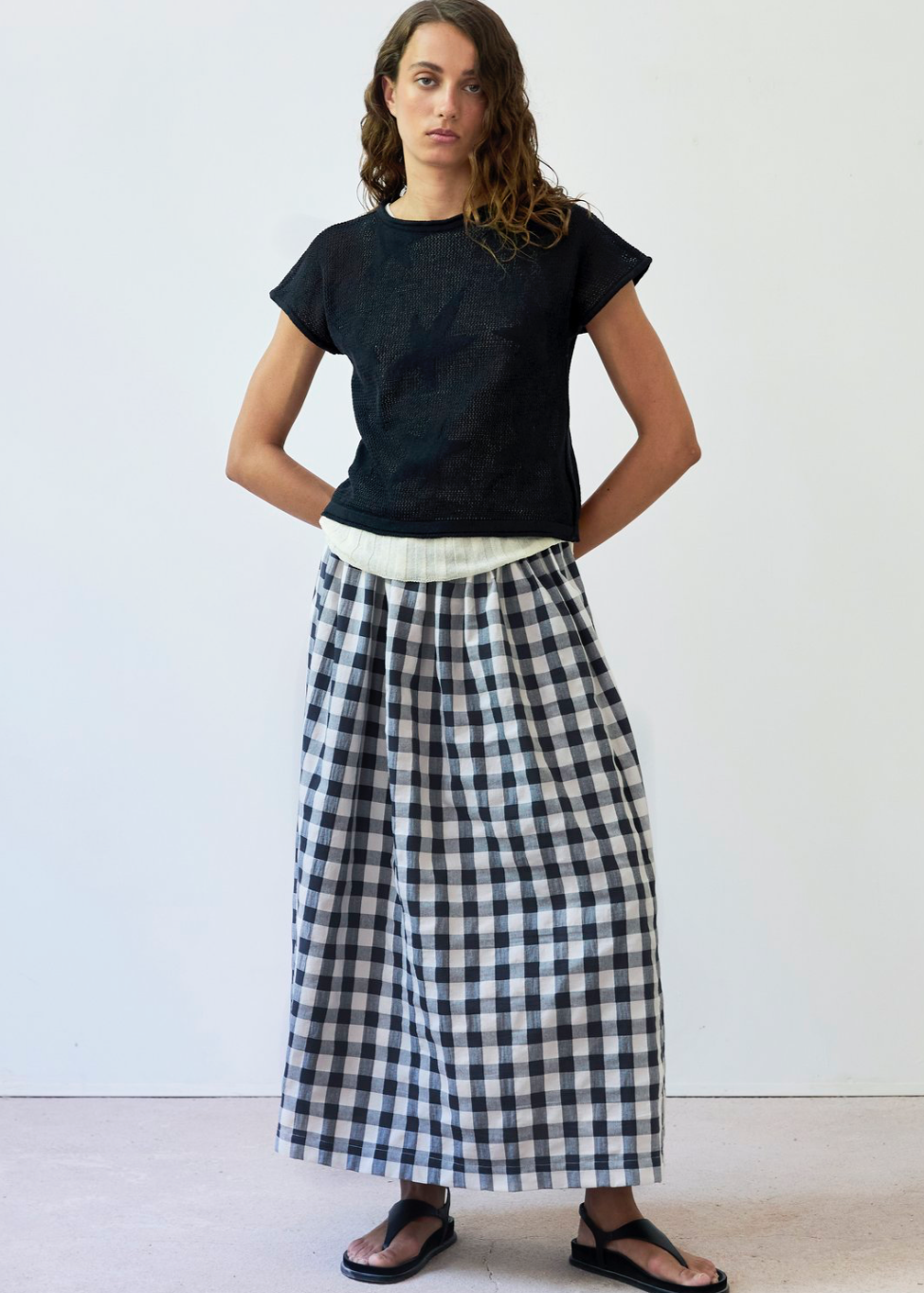 Salma Skirt // Gingham