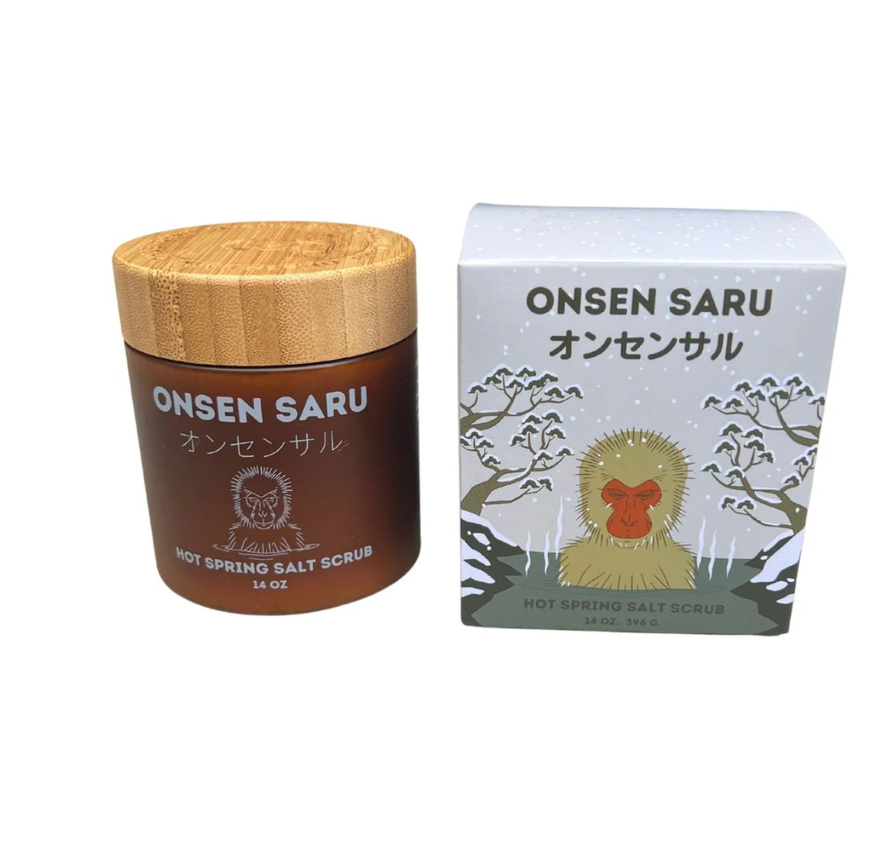 Onsen Saru Hot Spring Salt Scrub //  オンセンサル