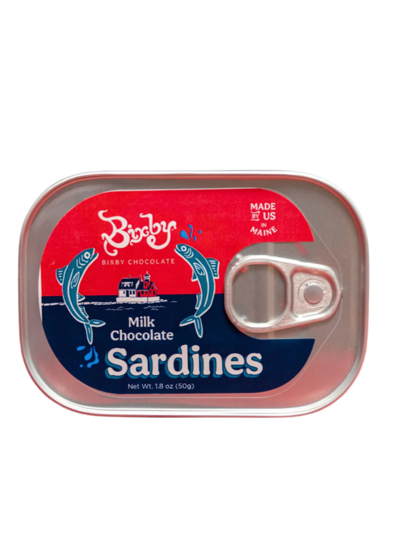 Dark Chocolate Sardines in a Can