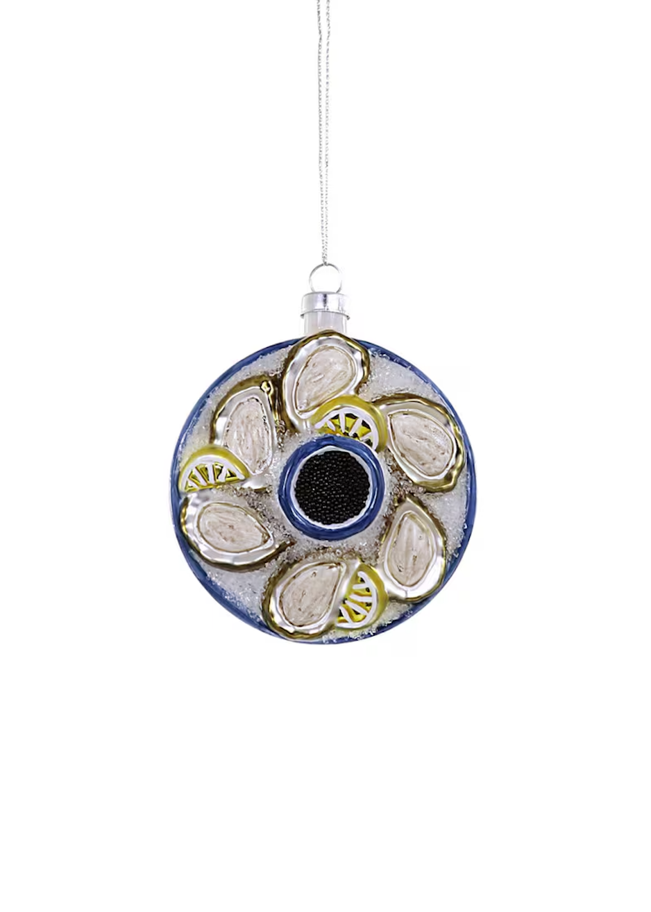 Plated Oysters + Caviar // Ornament // *Available for In-Store Pick Up Only