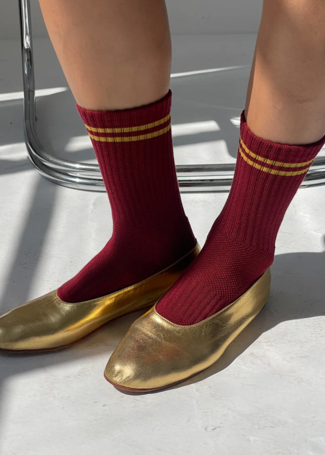 Boyfriend Socks // Cardinal