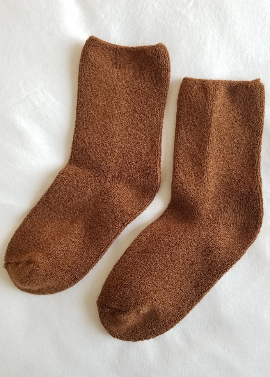 Cloud Socks // Sepia