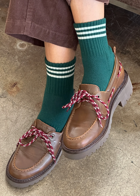 Girlfriend Socks // Hunter Green