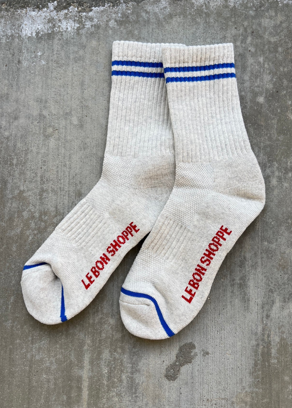 Boyfriend Socks // Ice