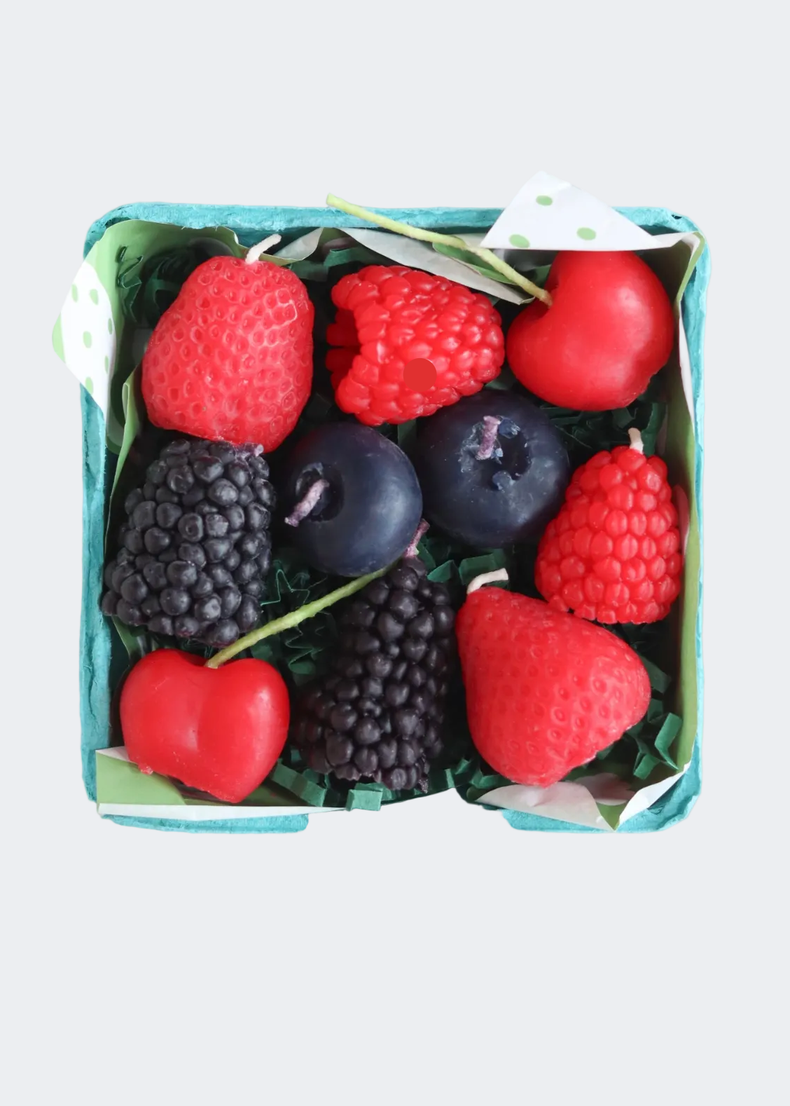 Mixed Berry Beeswax Birthday Candles