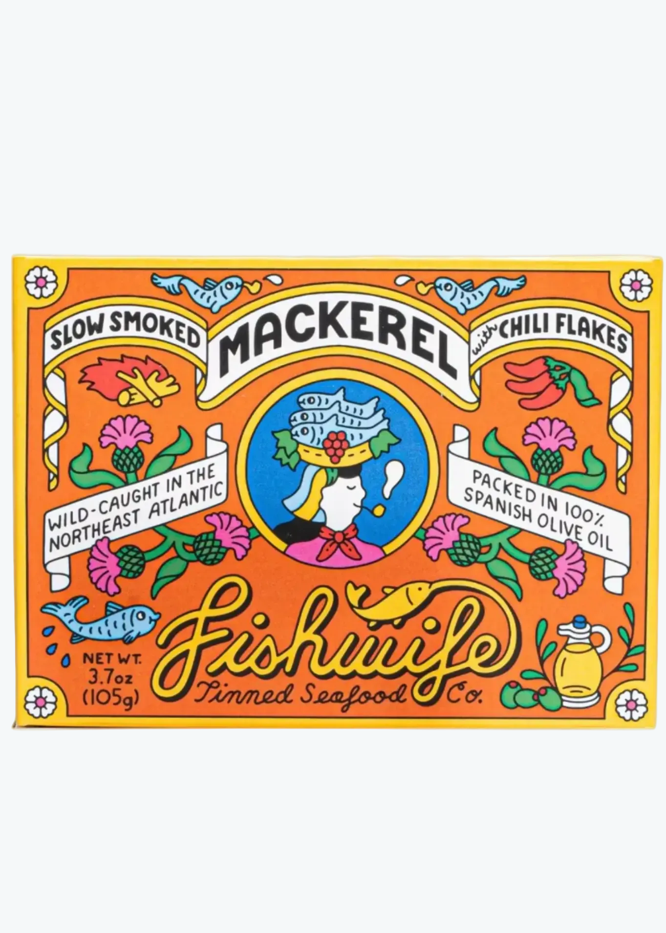 Slow Smoked Mackerel with Chili Flakes