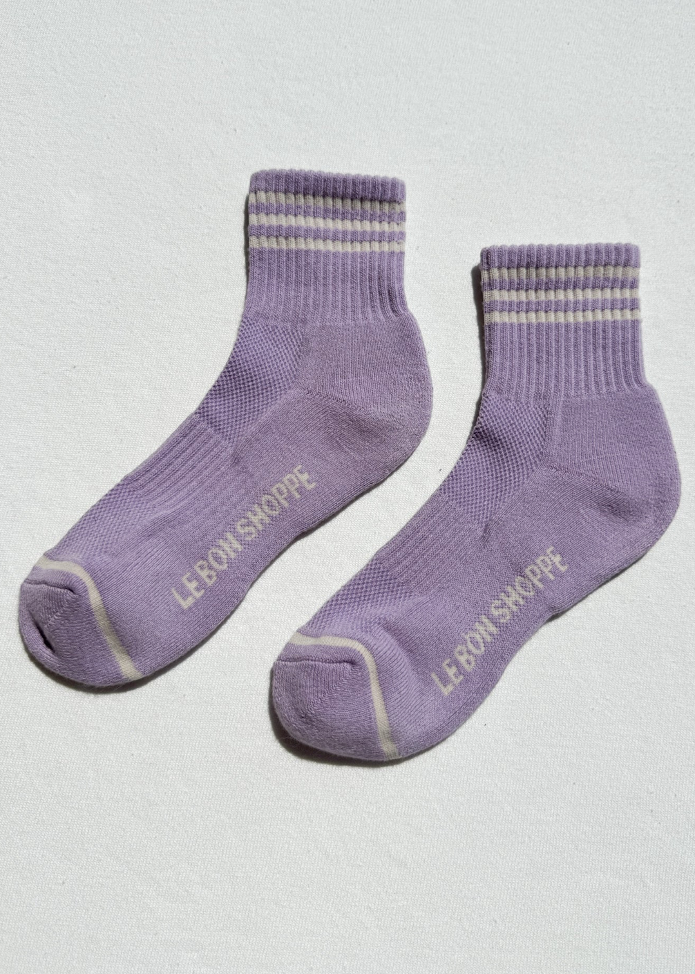 purple crew socks