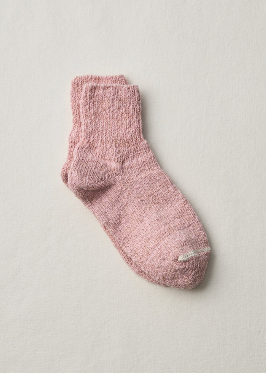pink knitted socks